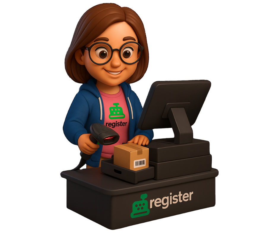 meet Reggie, your register guide!
